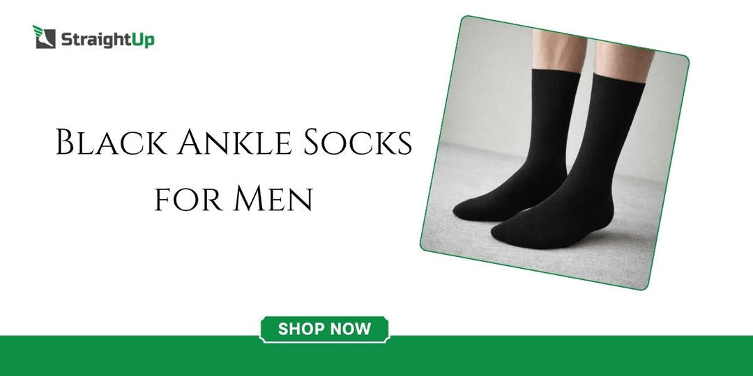 Black Ankle Socks for Men That Actually Work at the Office