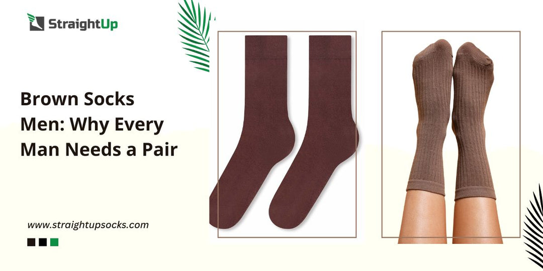 brown socks for men