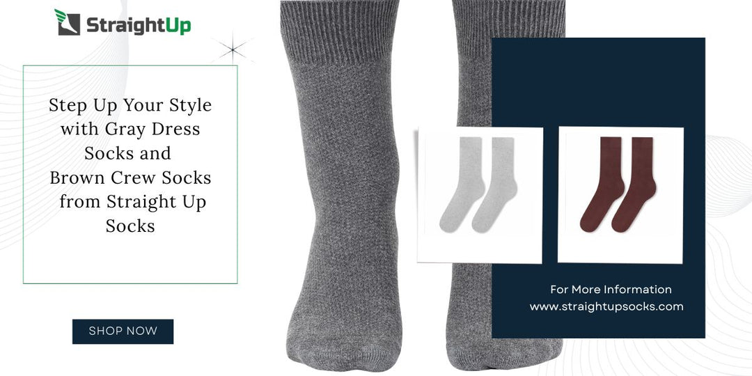 Gray and Brown Socks