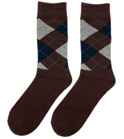Brown Dress socks for men