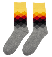 Men's Faded Diamond Stay Up Socks 3-Pack