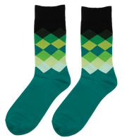 Men's Faded Diamond Stay Up Socks 3-Pack