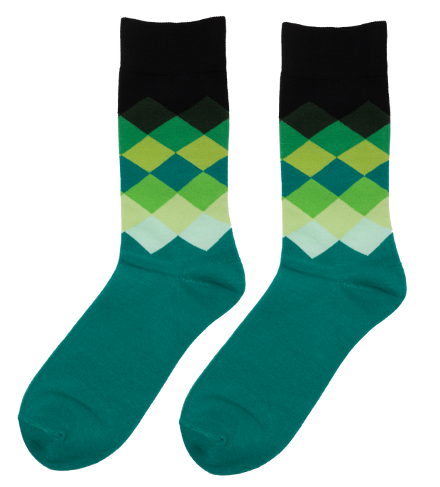 Men's Faded Diamond Stay Up Socks 3-Pack
