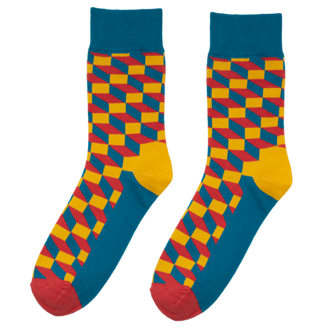Filled Optic dress socks For Men