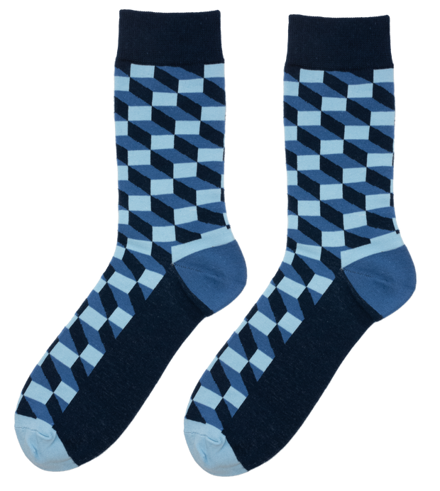 Filled Optic dress socks For Men