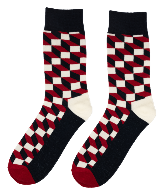 Filled Optic dress socks For Men